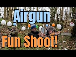 Annual airgun fun shoot at West London Rangers, Weihrauch HW55T 100 air rifle hw97 pistol trick shot