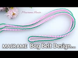 DIY Macrame Bag Strap | Easy Tutorial | For Beginners