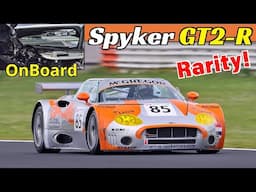 Ex-Le Mans Spyker C8 GT2-R + Onboard - The rare Dutch racing car is tested at the Misano circuit 👍