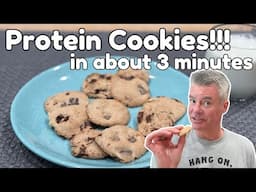 Quick and Easy Protein Cookies - 0.5g Net Carbs Each