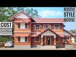 DOUBLE STOREY TRADITIONAL STYLE HOUSE | KERALA STYLE RUSTIC TYPE HOUSE