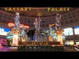 We Witnessed THE FALL OF ATLANTIS Inside Caesar's Palace in Las Vegas !!😲