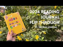 2024 reading journal flip through nature asmr in assam | ft. Neorah journal