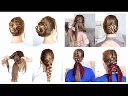 😍  EASY DIY Elegant Updos that everyone can create 😍 Hairstyle Transformations