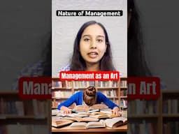 Management as an Art | Nature of Management | Class 12 #class12business #shorts