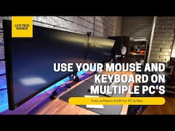 One Mouse & Keyboard for Multiple Computers