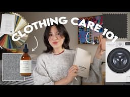 CLOTHING CARE 101 | How I Choose & Look After My Clothes