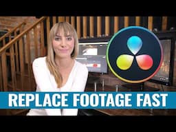 Replace Footage FAST in DaVinci Resolve 19