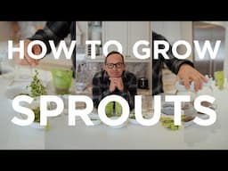 HOW TO GROW SPROUTS AT HOME 🌱 #growingfood #sprouts