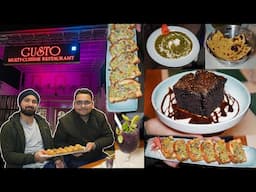 Fine Dine Restaurant Avacado Toast, Sarso Ka Saag, Hot Brownie, Kala Khatta At Gusto Kanpur