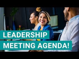 LEADERSHIP TEAM MEETING AGENDA SAMPLE