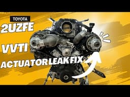 2uzfe Toyota VVTI Actuators Leaking Oil, FIX Tundra Sequoia 4runner Lexus lx470 gx470 1uzfe 3uzfe