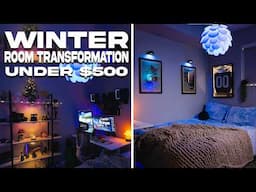 How I Created My DREAM Winter Room in Just 24 Hours! | Easy & Affordable Makeover Pt. 1