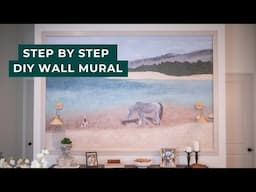 Painting a Wall Mural on a Textured Wall