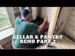 Cellar & Pantry Renovation Part 3 | Old Farmhouse Restoration