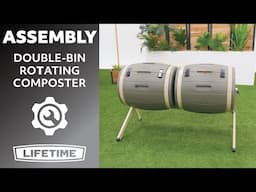 Lifetime Double-Bin Rotating Composter | Lifetime Assembly Video