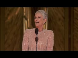 Jamie Lee Curtis wins Actress in a Supporting Role for "Everything Everywhere All at Once"