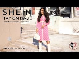 SHEIN Business Casual Clothing Haul: #ModestFashion