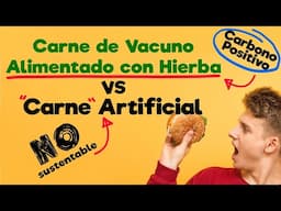 ¿Es la carne de vacuno alimentado con hierba más sustentable que la carne artificial?