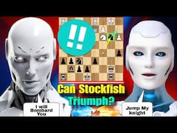 Stockfish 17 PLAYED Awesome Chess Game with The Black Pieces But Can He Win?| Stockfish Vs AlphaZero