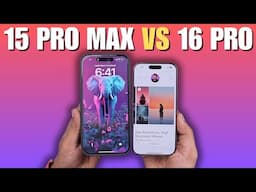 iPhone 15 Pro Max vs 16 Pro 🔥 Which is RIGHT for YOU?