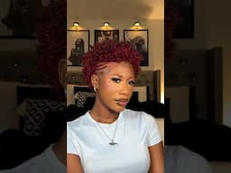 How to style short natural hair 😍