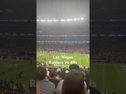 Las Vegas Raiders Vs 49ers pre season at the Allegiant Stadium #lasvegas #lasvegasraiders #raiders