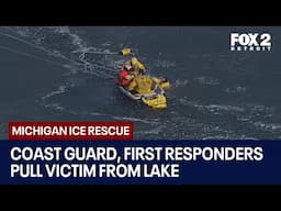 Michigan ice rescue: Coast Guard pulling rescuers from ice