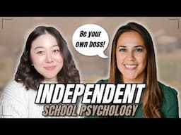 HOW TO BE AN INDEPENDENT SCHOOL PSYCH | interview with a school psychologist (ft. Juliana)