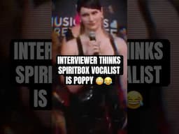 Interviewer thinks Spiritbox Singer is Poppy 🤣 #spiritbox #metal #poppy