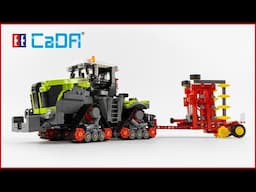 CaDA CLAAS XERION 5000 TRAC TS | C65012W Speed Build for Collectors - Brick Builder