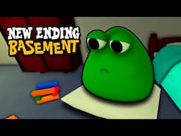 MISI PENYELAMATAN POU HIJAU! BOU'S REVENGE ROBLOX - NEW SECRET ENDING (BASEMENT)