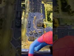 THESE GUYS HANG OFF OF BUILDINGS😱 #spiderman