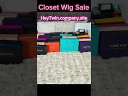 Wig Sale! Everything must go! Check our website heytwin.company.site. link in comments #cheapwigs