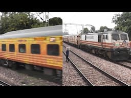 Memorable Skips of the 12432 Trivandrum Rajdhani Exp. between NZM and BSR (October 9, 2022)