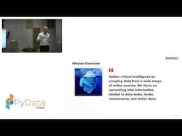 Dominique Alexander Piatti - Peek into Threat Intelligence (PyData Prague #23)