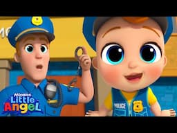 Police Song | LITTLE ANGEL 😇 | Lullabies & Nursery Rhymes | Baby Sleep Songs