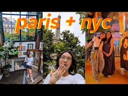 2 weeks in paris + nyc ✈️ asian eats, museum hopping, romeo + juliet, DIY crafts (travel vlog)