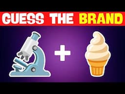 Guess The Brand By Emoji Part II 🤔😎 | Random Quizzes