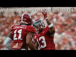 Alabama Defensive Highlights 2024