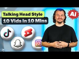 How to Make 10+ Ai News Talking Head Videos in 10 Minutes