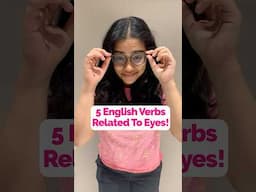 5 English Phrasal Verbs Related To EYES 👀 #learnenglish #hinditoenglish #ananya