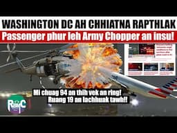 Chhiatna Rapthlak!! Washington bulah Army Blackhawk Chopper leh Passenger phur an insu!! Ruang 19