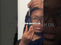 DIY HAIR GROWTH OIL FOR NATURAL HAIR #type4naturalhair #shorts #hairgrowthoil #diyhaircare