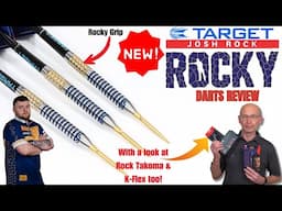 Target Darts JOSH ROCK GEN 1 Darts Review With Look At Takoma Case and K Flex