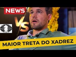 O XADREZ Mundial dividido com MAGNUS CARLSEN e FIDE