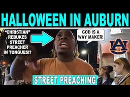 Halloween Street Preaching in Auburn! - Kerrigan Skelly