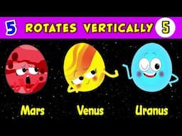 planet quiz for kids★Learn Solar System Planets★Funny Planet comparison★Educational Games★8 Planets