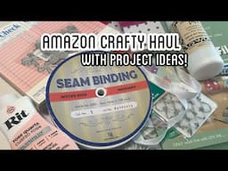 Amazon crafty haul with project ideas! // junk journal supplies I love