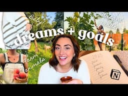 Plan with Me! 2025 Goals, Dreams and Vision Board | Answered Prayers, Pregnancy, and Farm Plans!